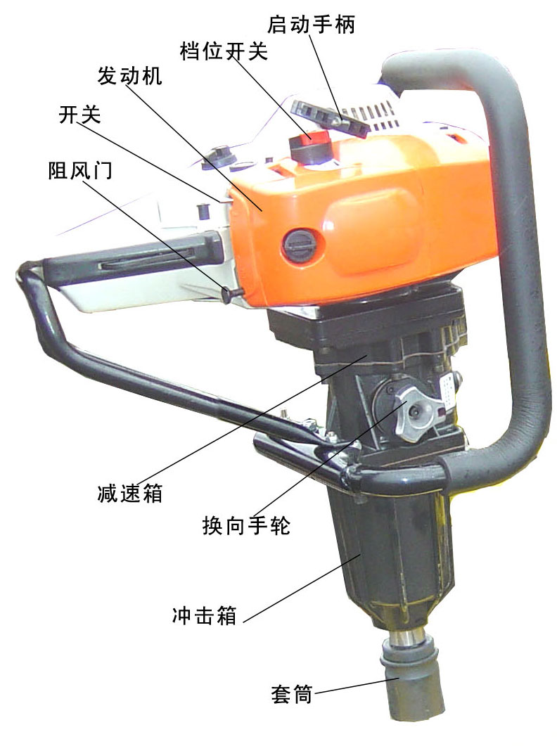 NLB-800型内燃螺栓扳手工作原理 NLB-800型内燃螺栓扳手工作原理